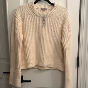 NWT J. Crew Heritage cotton fisherman crewneck sweater - Size Medium